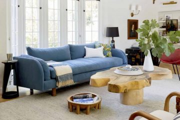 Living Room Update - AGAIN - Our New Sofa, My Dream Floral Chaise And The  Pop Of Red I Always Wanted In My Life - Emily Henderson