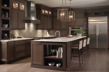 Unleash Your Inner Designer with Modern Brown Kitchen Cabinets • 333+  Images • [ArtFacade]